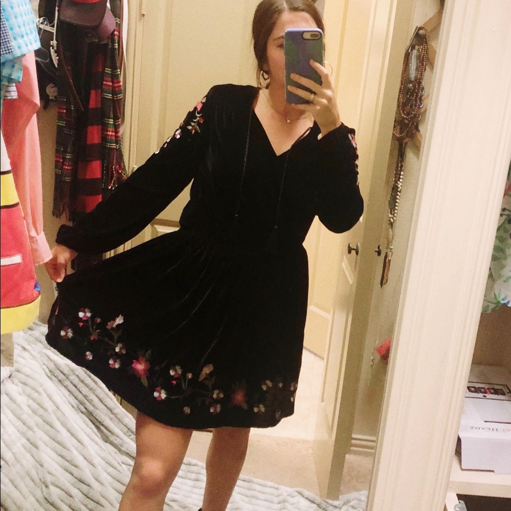 Black Velvet Dress